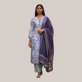 3 Piece Stitched Lawn Suit - Designer Inspired by Khaadi (KH03)
