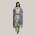 3 Piece Stitched Lawn Suit - Designer Inspired by Khaadi (KH02)