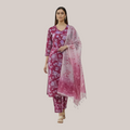 3 Piece Stitched Lawn Suit - Designer Inspired by Khaadi (KH10)
