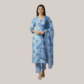 3 Piece Stitched Lawn Suit - Designer Inspired by Khaadi (KH05)