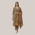 3 Piece Stitched Lawn Suit - Designer Inspired by Al Karam (AK04)