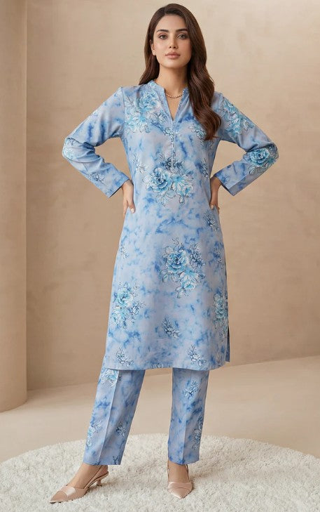 2 Piece Tawakkal Stitched Suit (D-5466) Blue