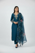 3 Piece Stitched Partywear Suit (X48)
