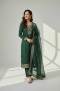 3 Piece Stitched Partywear Suit (X46)