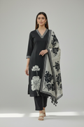 3 Piece Stitched Cotton Outfit (D38)