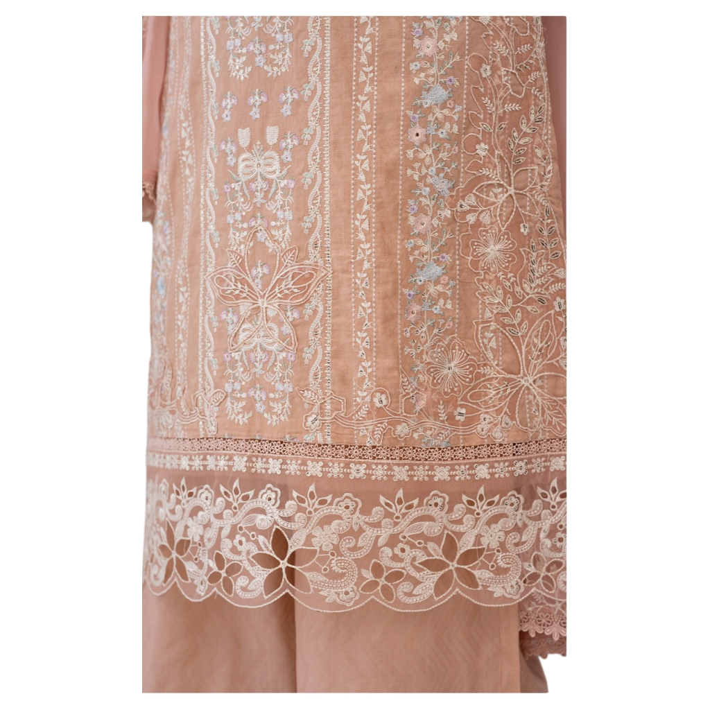 3 Piece Stitched Lawn Suit Zayba Collection (BN1125)