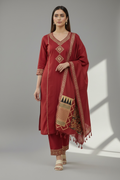 3 Piece Stitched Cotton Outfit (D34)