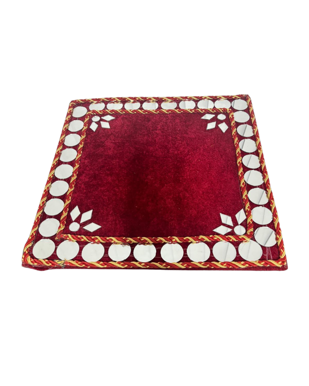 UK Based - 18" Square Mehndi Thaal - Ideal for Mehndi and Dholki nights
