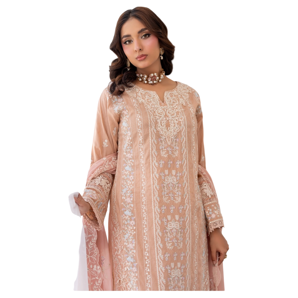 3 Piece Stitched Lawn Suit Zayba Collection (BN1126)
