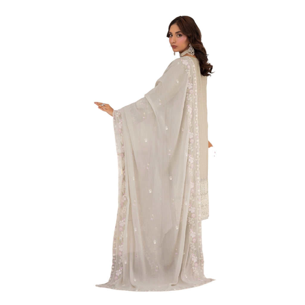 3 Piece Stitched Lawn Suit Zayba Collection (BN1124)