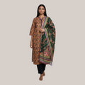 3 Piece Stitched Lawn Suit - Designer Inspired by Khaadi (KH09)