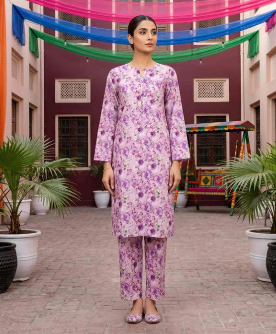 2 Piece Stitched Lawn Suit by Tawakkal (D4237)