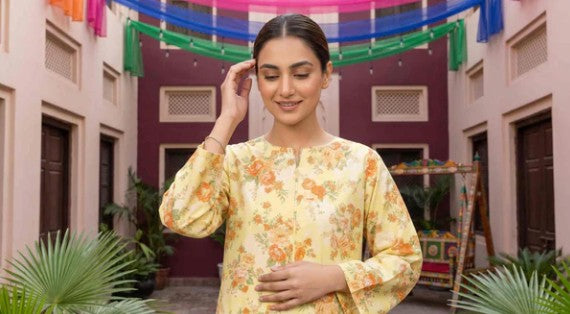 2 Piece Stitched Lawn Suit by Tawakkal (D4240)