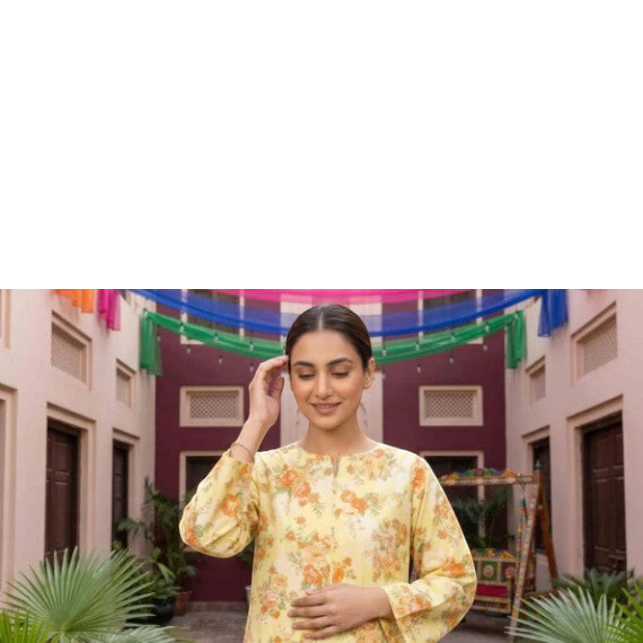 2 Piece Stitched Lawn Suit by Tawakkal (D4240)