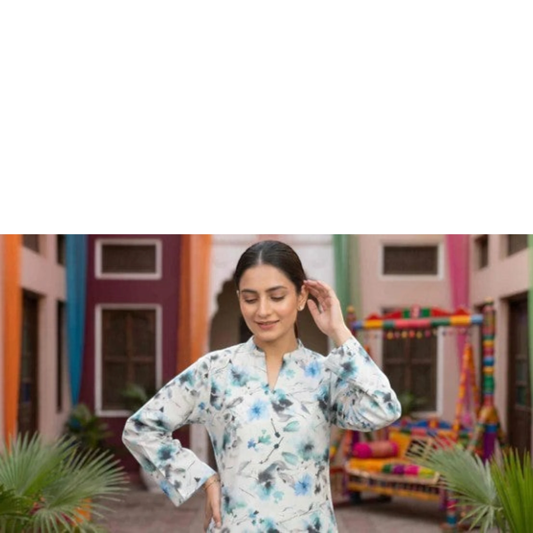 2 Piece Stitched Lawn Suit by Tawakkal (D4245)