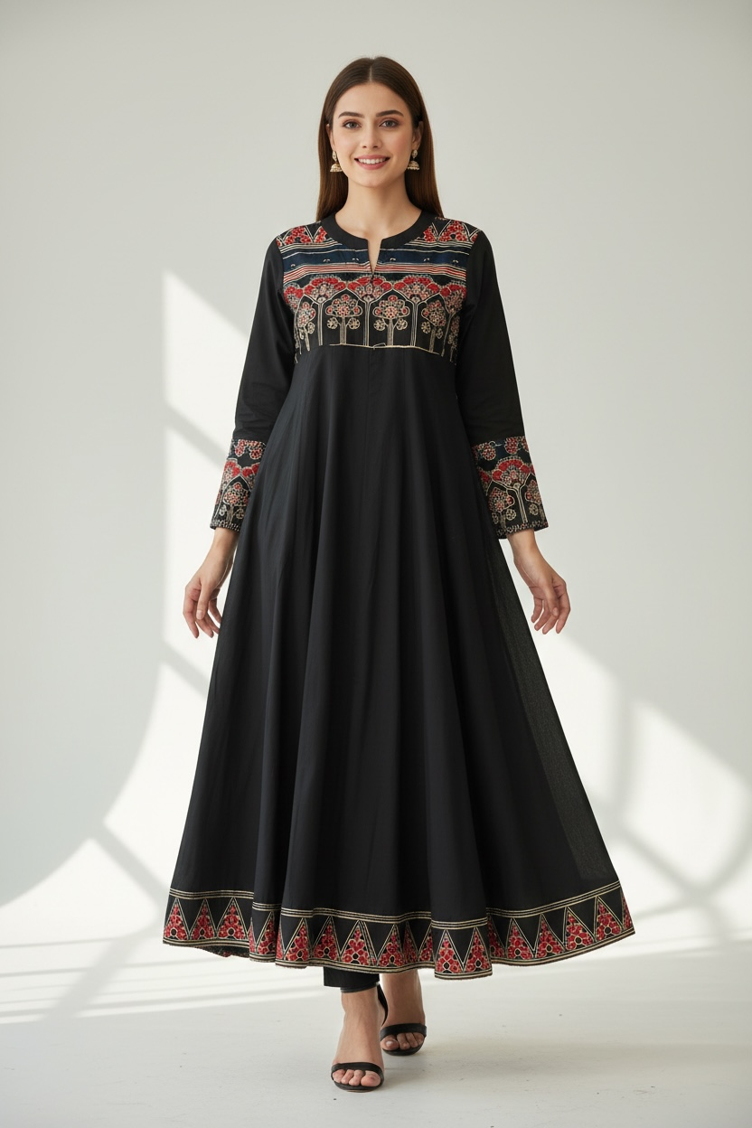 3 Piece Stitched Cotton Outfit (D31)