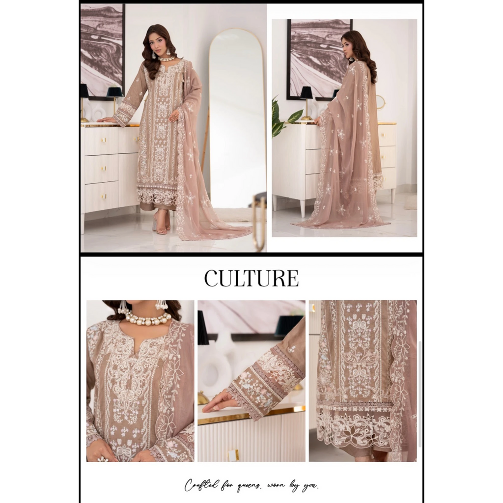 3 Piece Stitched Lawn Suit Zayba Collection (BN1126)