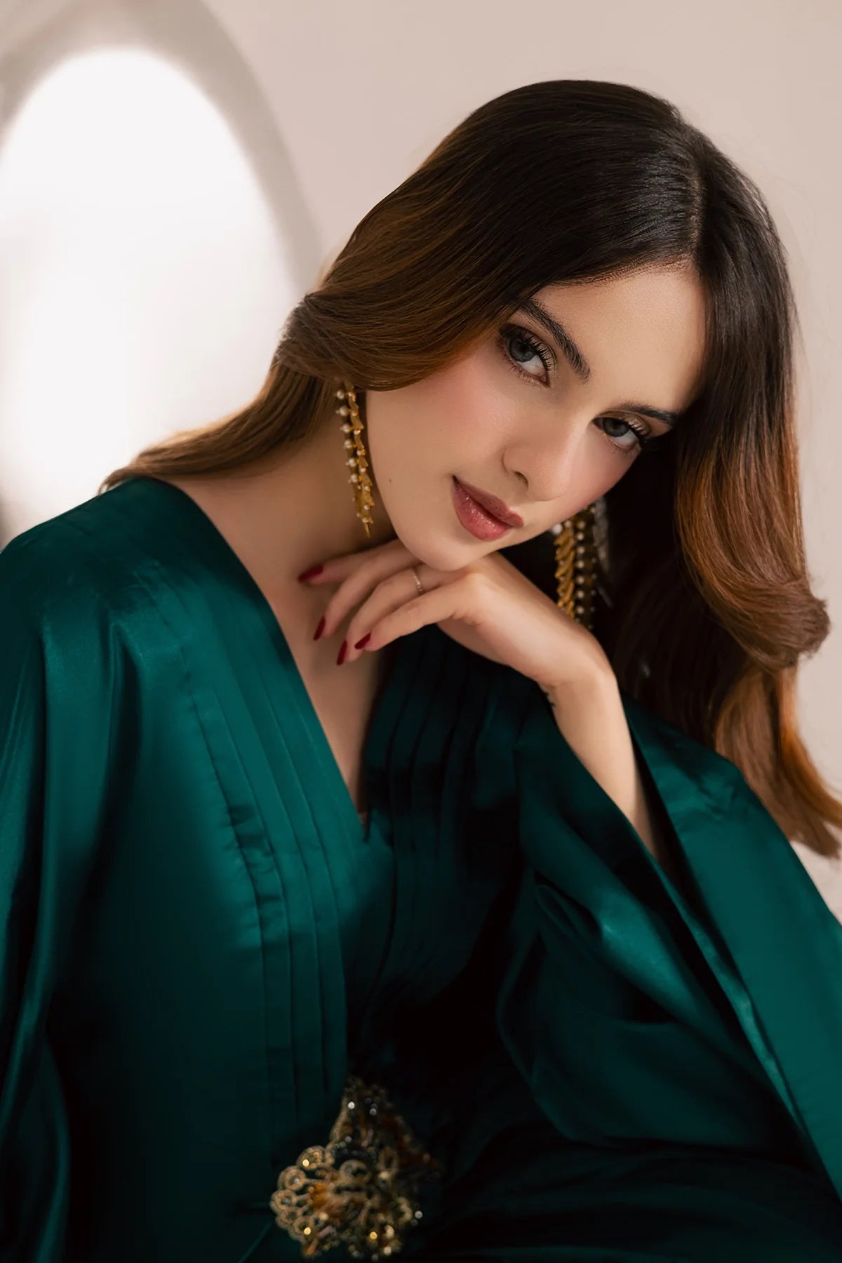 Vanya Original 1 Piece Abaya Emerald Green