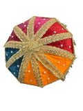 UK Based - Small Size Mehndi Decor Beautiful and Trendy Umbrellas - designs may vary